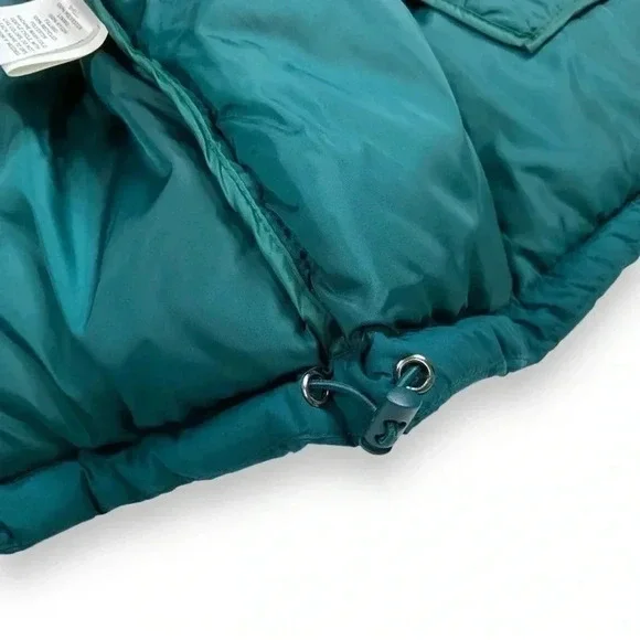 NWT Nordstrom Teal Green Stand Collar Vest.   size 3x - Picture 7 of 8